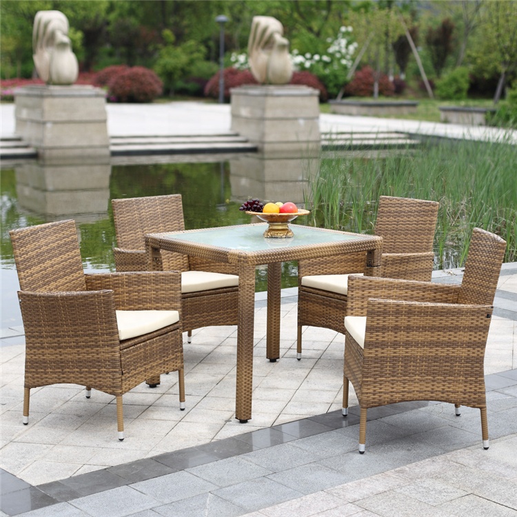 Outdoor Furniture Spain - # มาใหม่กลางแจ้งเฟอร์นิเจอร์สเปนระเบียงเฟอร์นิเจอร์ชุดเก้าอี้สวนกลางแจ้งตารางเก้าอี้ 4 ตัว