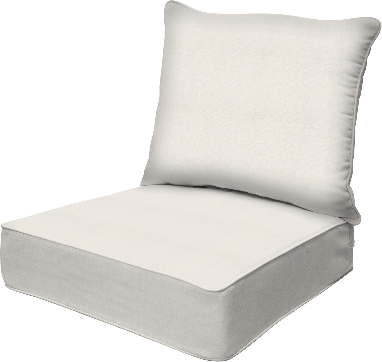 Outdoor Furniture With Covers - เฟอร์นิเจอร์ลานกลางแจ้ง สีโบนโทนเข้ม เบาะนั่งแบบมีลายพร้อมปลอกหุ้มที่ถอดออกได้