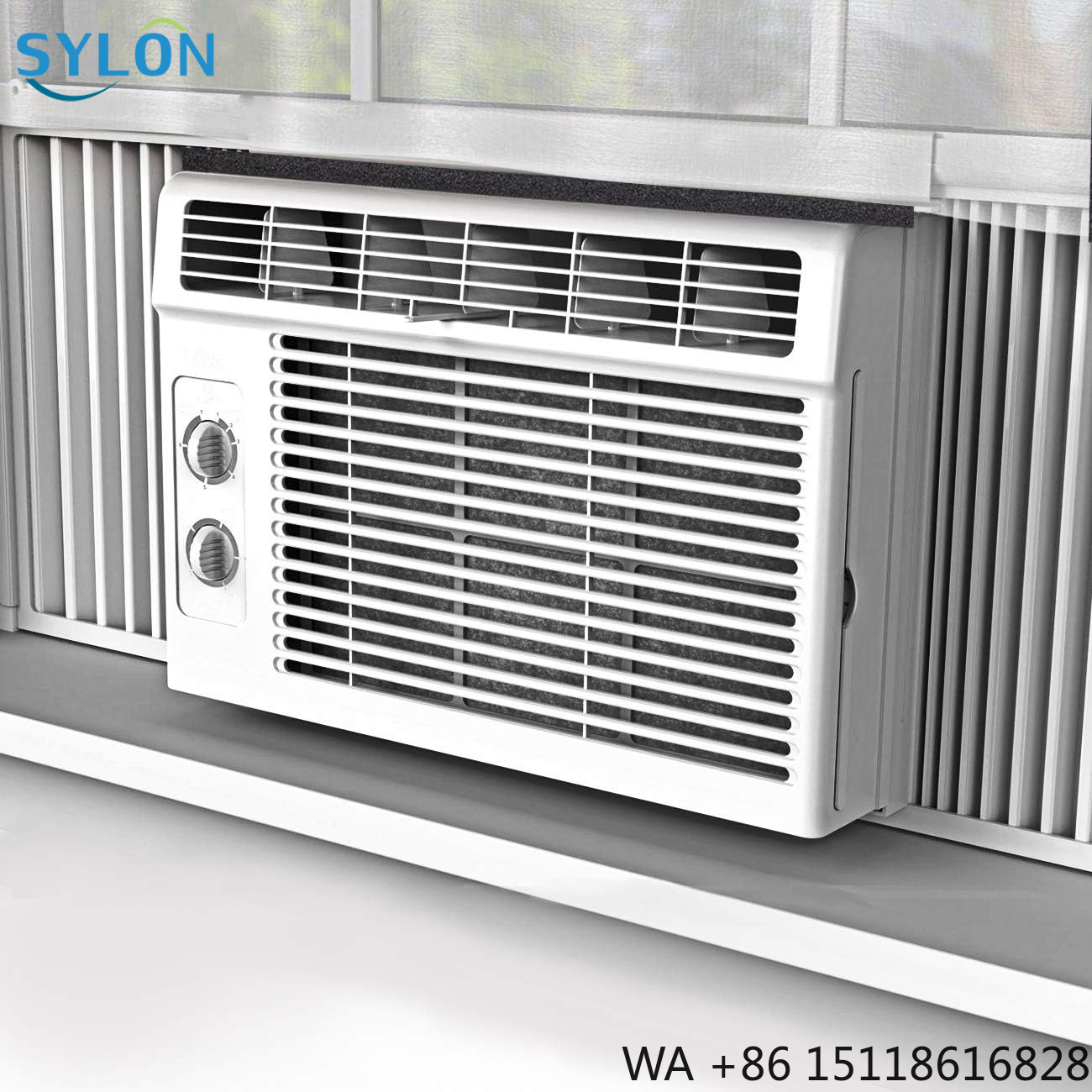 Outdoor Furniture Brands - เครื่องปรับอากาศแบบติดหน้าต่าง ยี่ห้อ Sylon รุ่น R32 7000Btu