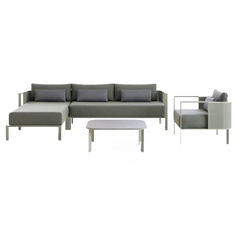 Outdoor Furniture In Sale - ชุดโต๊ะและเก้าอี้โซฟาสแตนเลสสำหรับกลางแจ้ง กันน้ำ เหมาะสำหรับโรงแรม ระเบียง ลานบ้าน สำนักงานขาย