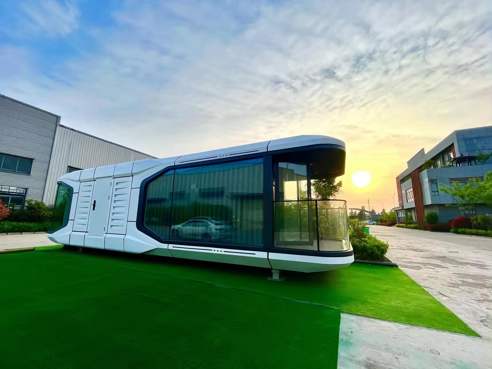 Outdoor Furniture Spain - สเปนโรงแรม Space Capsule House อาคารเหล็ก 5