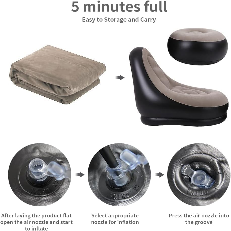 ชุดโซฟาเป่าลมแบบพับได้ 2 ชิ้น  - Outdoor Furniture Design บทวิจารณ์และราคา