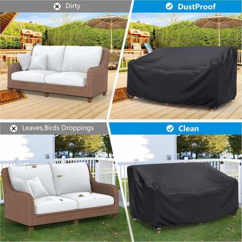ผ้าคลุมโซฟาคู่สำหรับใช้งานกลาง - Outdoor Furniture With Covers บทวิจารณ์และราคา