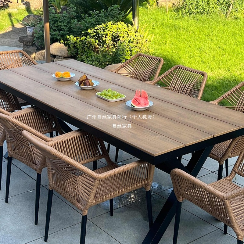 ชุดโต๊ะเก้าอี้หวายกลางแจ้งพร้อ - Outdoor Furniture With Umbrella บทวิจารณ์และราคา