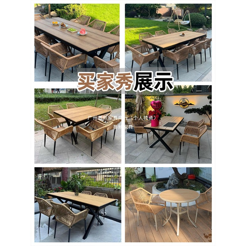 ชุดโต๊ะเก้าอี้หวายกลางแจ้งพร้อ - Outdoor Furniture With Umbrella บทวิจารณ์และราคา