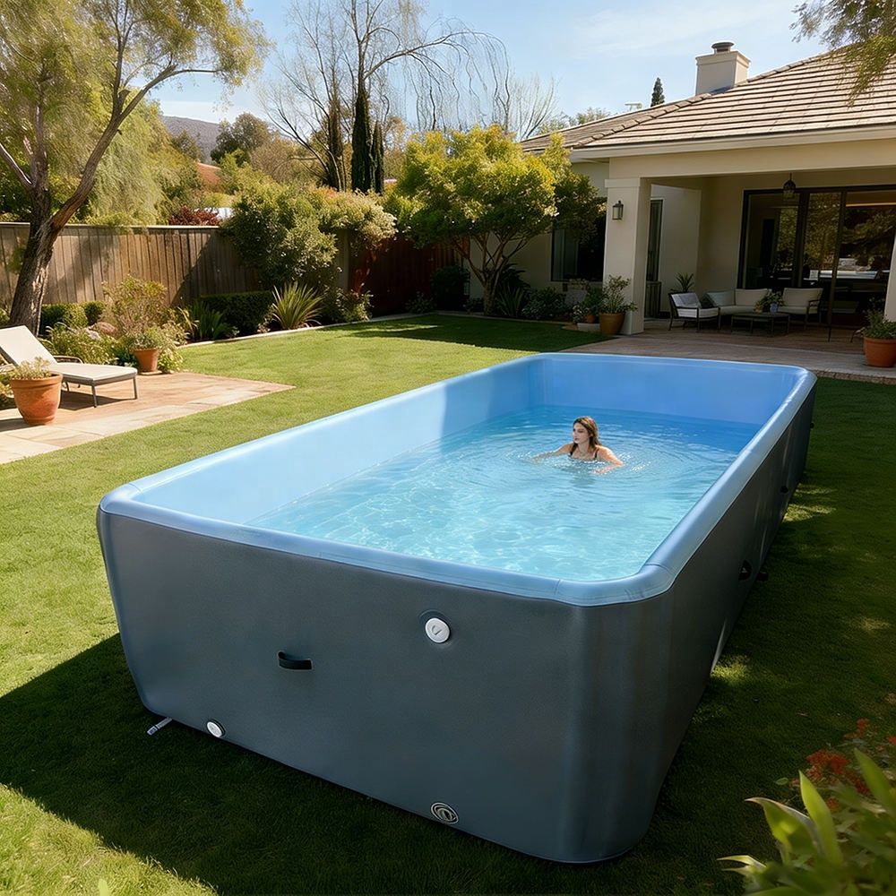 สระว่ายน้ำเป่าลมแบบพับได้ วัสด - Outdoor Furniture For Pool บทวิจารณ์และราคา