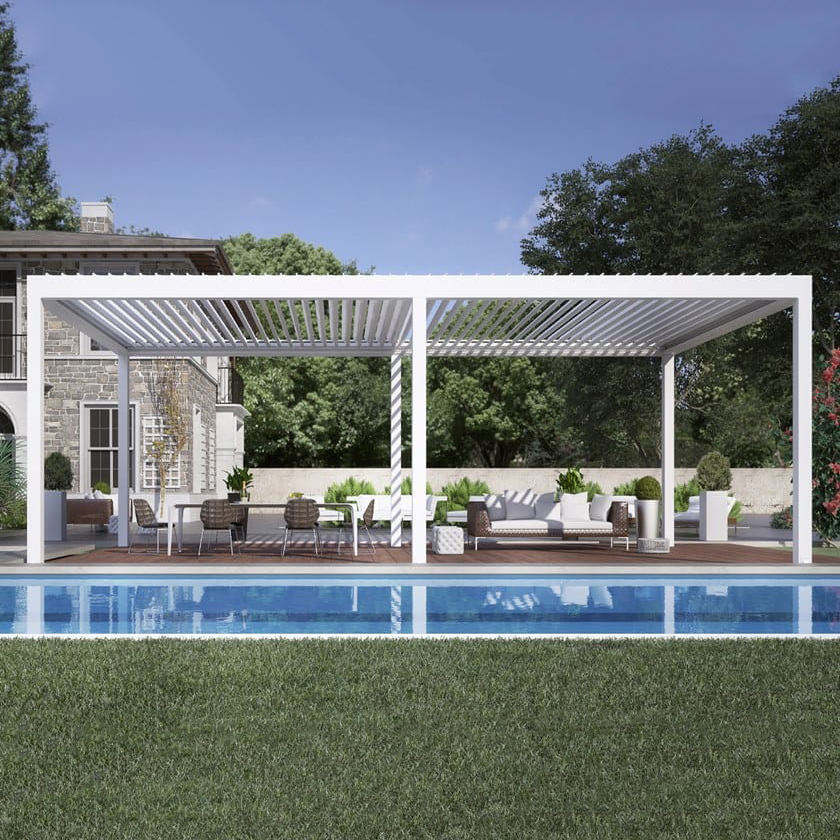 ศาลาอลูมิเนียมอัลลอยด์สำหรับสร - Outdoor Furniture For Pool บทวิจารณ์และราคา