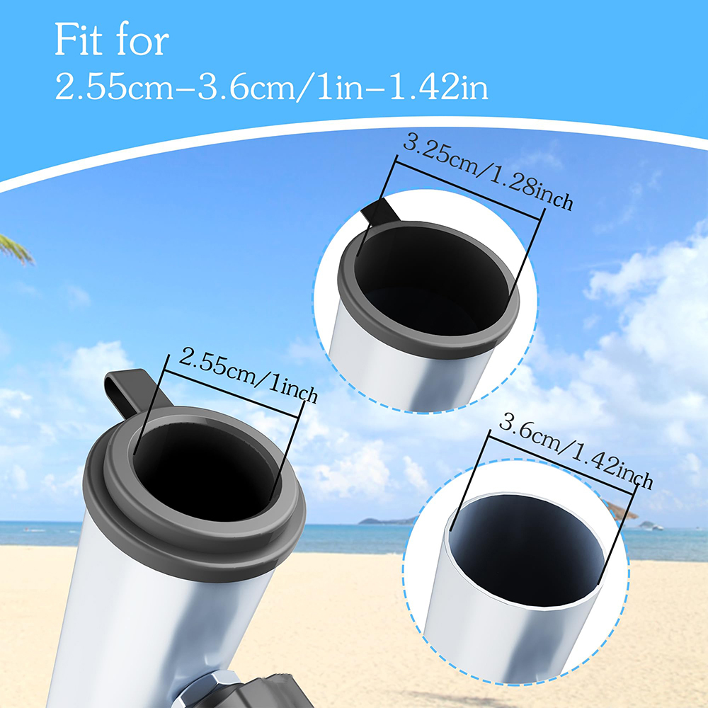 1 ชิ้นร่มชายหาดแบบพกพาทราย Anc - Outdoor Furniture With Umbrella บทวิจารณ์และราคา