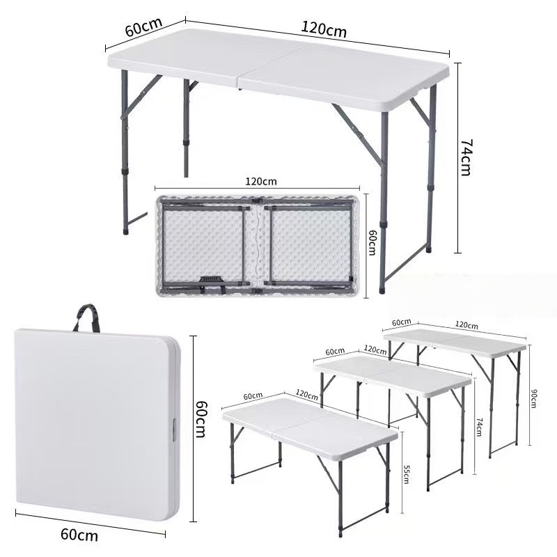 โต๊ะพลาสติกพับได้น้ำหนักเบา ขา - Outdoor Furniture In Sale บทวิจารณ์และราคา