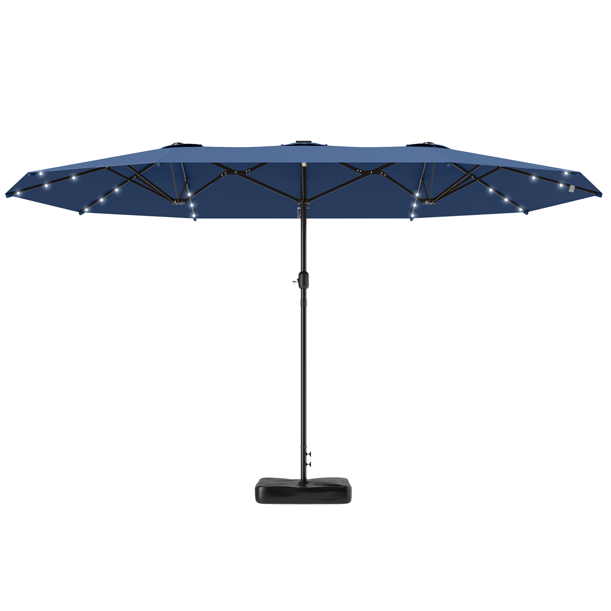 ร่มกันแดดสองด้าน, ร่มสนามกลางแ - Outdoor Furniture With Umbrella บทวิจารณ์และราคา