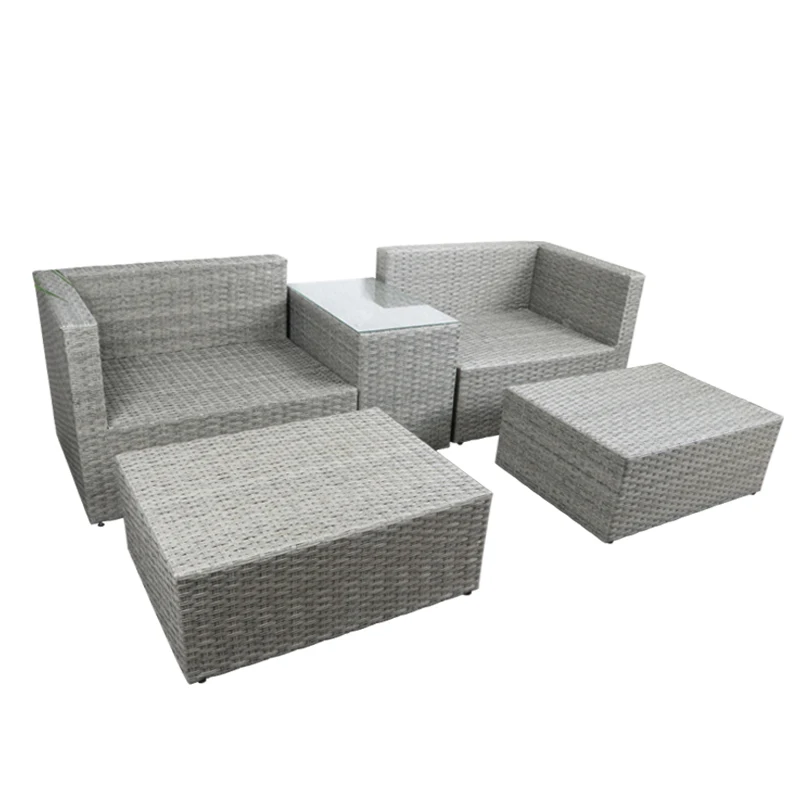 ชุดโซฟาหวายสำหรับสวนกลางแจ้ง 4 - Outdoor Furniture In Sale บทวิจารณ์และราคา