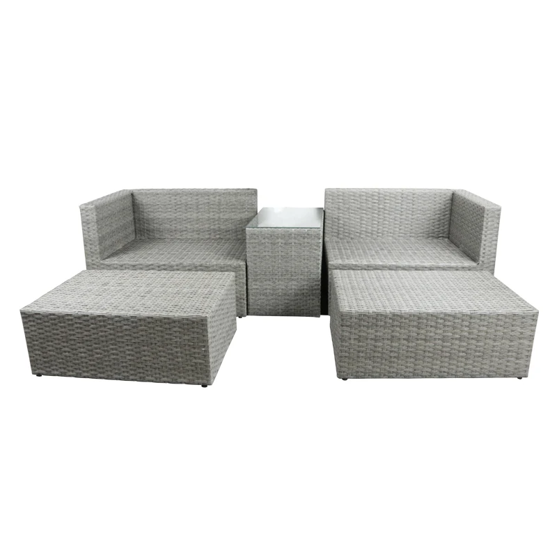ชุดโซฟาหวายสำหรับสวนกลางแจ้ง 4 - Outdoor Furniture In Sale บทวิจารณ์และราคา