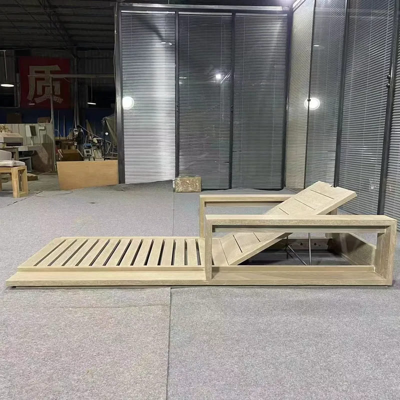 เก้าอี้อาบแดดชายหาดไม้สักสำหรั - Outdoor Furniture In Sale บทวิจารณ์และราคา
