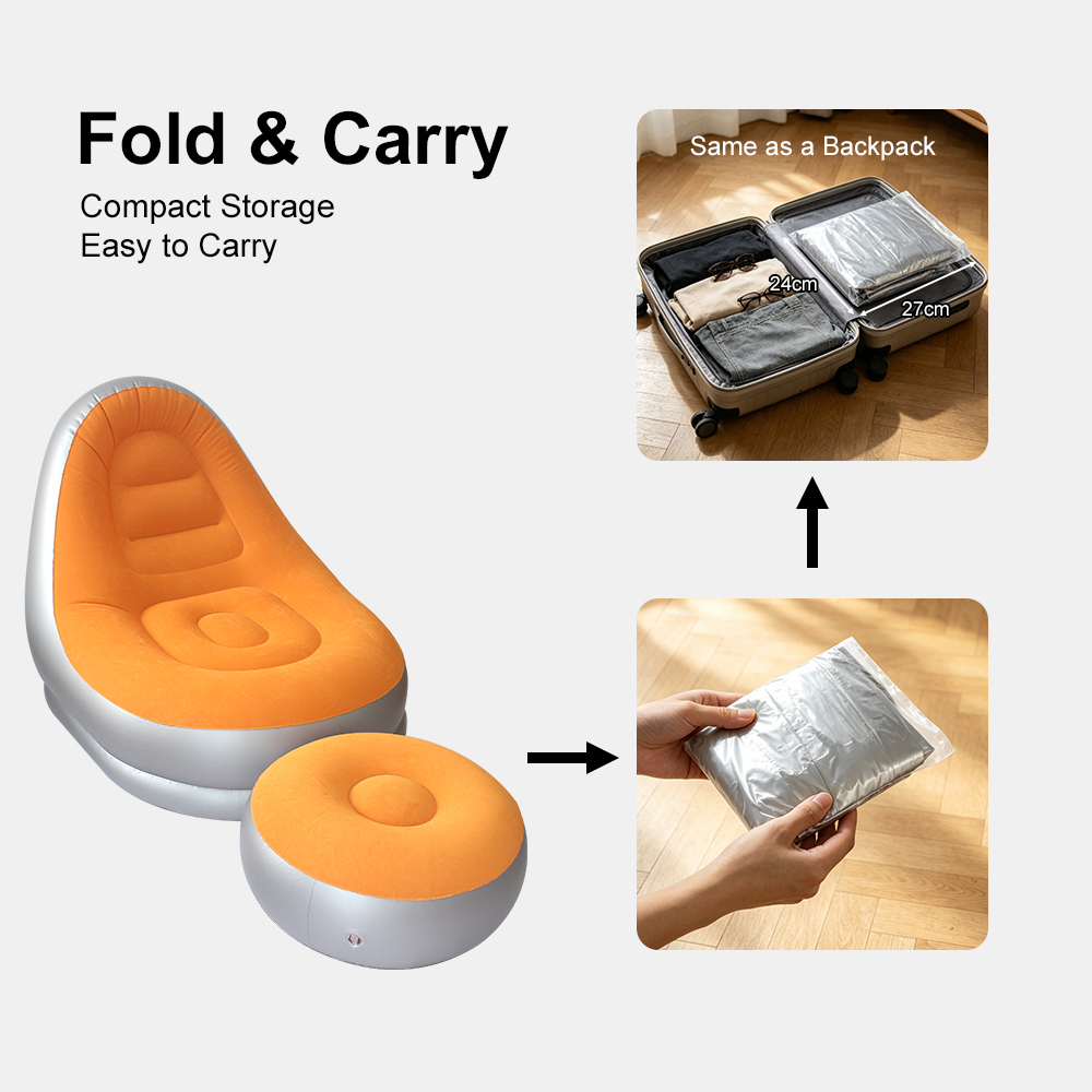 ชุดโซฟาเป่าลมพกพาหลากสี พร้อมท - Outdoor Furniture Material บทวิจารณ์และราคา