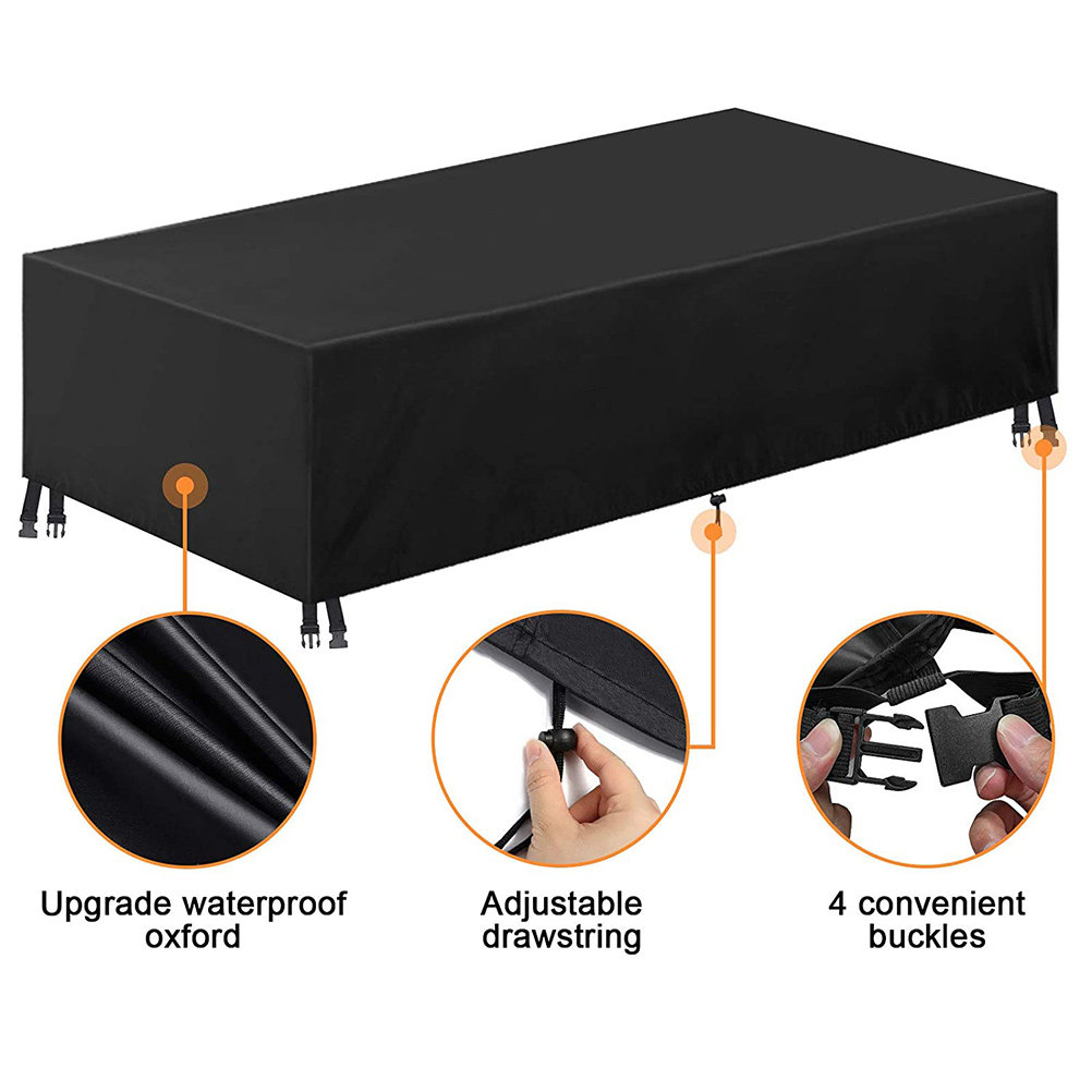ผ้าคลุมโต๊ะสวนกันน้ำ ผ้าอ๊อกซ์ - Outdoor Furniture With Covers บทวิจารณ์และราคา