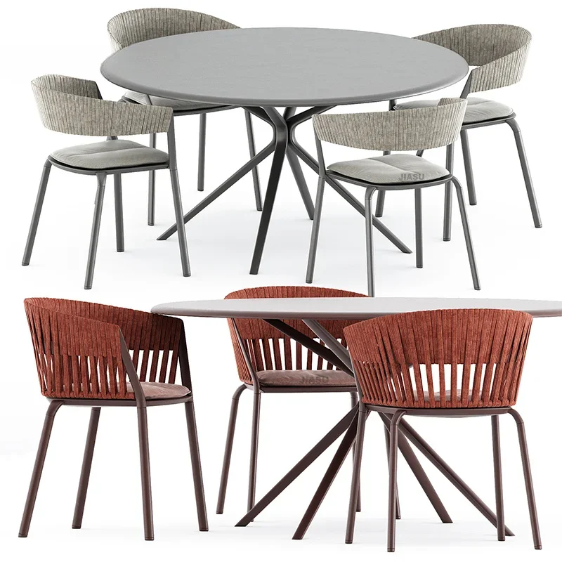 'เฟอร์นิเจอร์กลางแจ้งเหล็ก 4 ช - Outdoor Furniture Material บทวิจารณ์และราคา