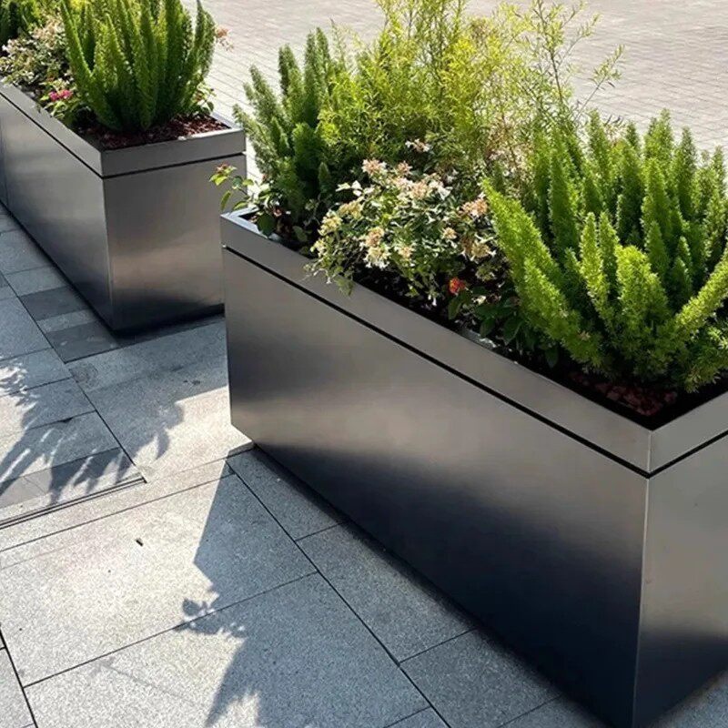 กระถางปลูกต้นไม้เหล็กดัดกลางแจ - Outdoor Furniture Store บทวิจารณ์และราคา