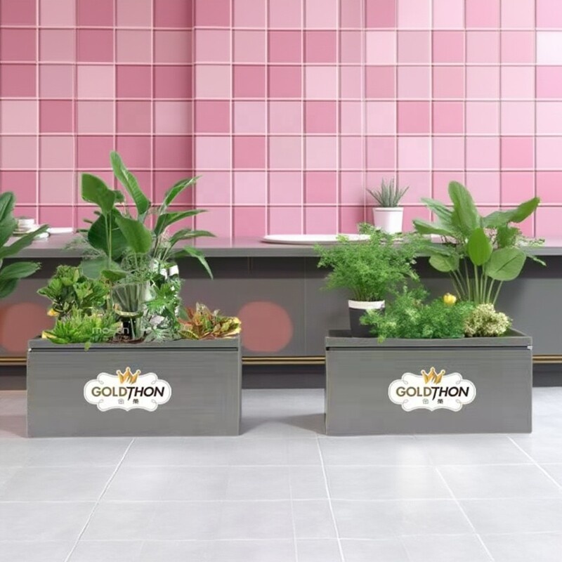 กระถางปลูกต้นไม้เหล็กดัดกลางแจ - Outdoor Furniture Store บทวิจารณ์และราคา