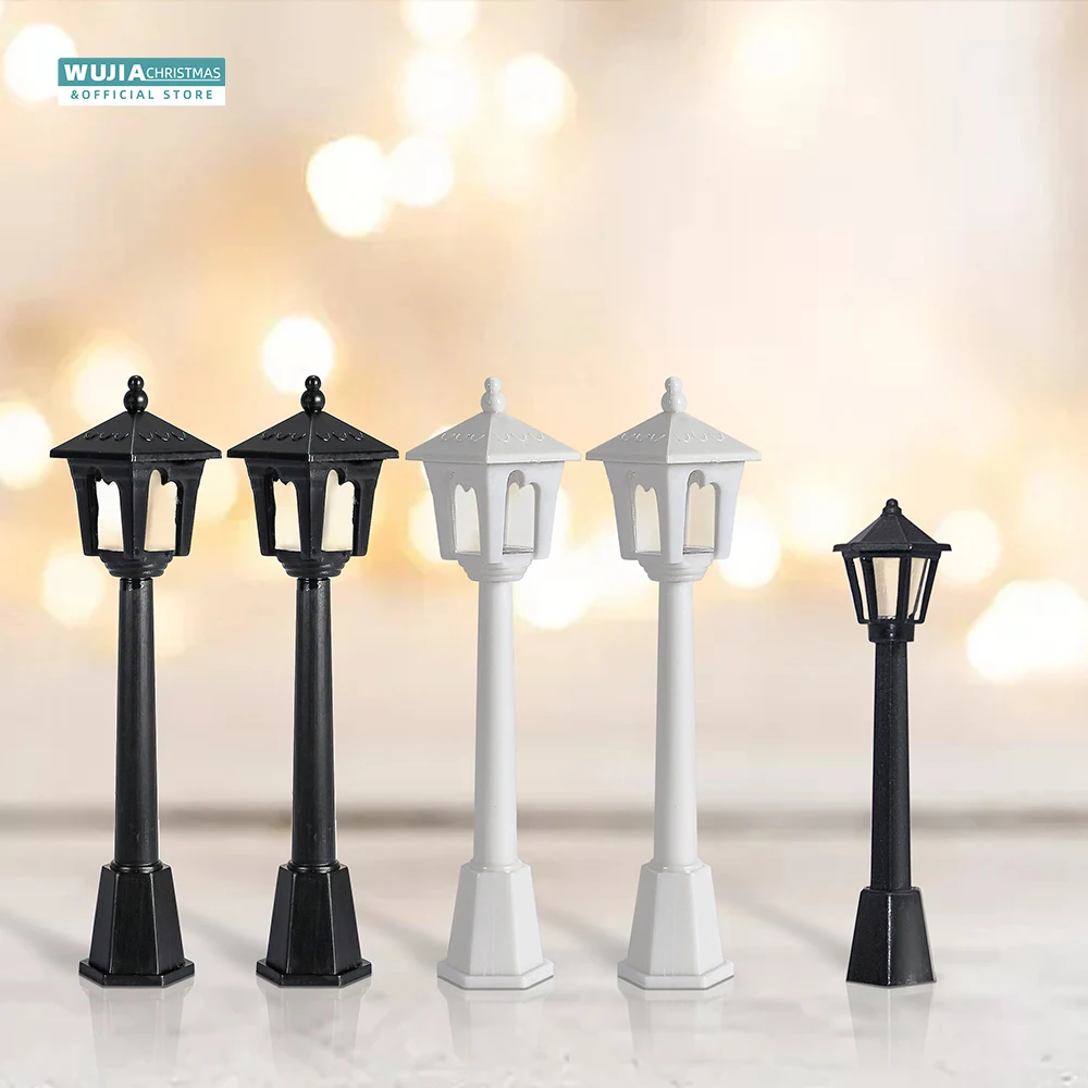 6/12pcs Retro Miniature Street - Outdoor Furniture Material บทวิจารณ์และราคา