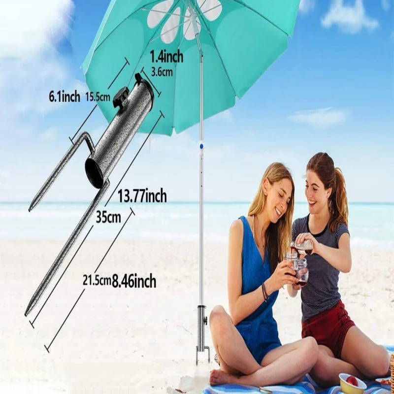 ที่ตั้งร่มชายหาดปลั๊กตั้งพื้นร - Outdoor Furniture With Umbrella บทวิจารณ์และราคา