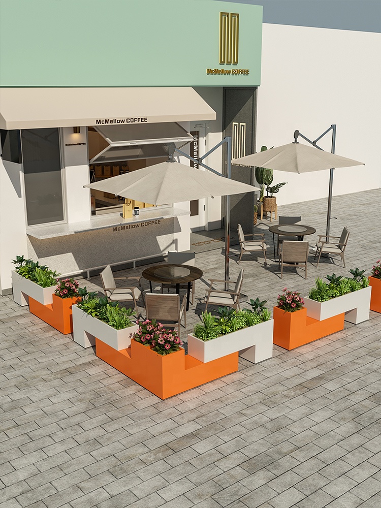 กระถางปลูกต้นไม้เหล็กดัดกลางแจ - Outdoor Furniture Store บทวิจารณ์และราคา