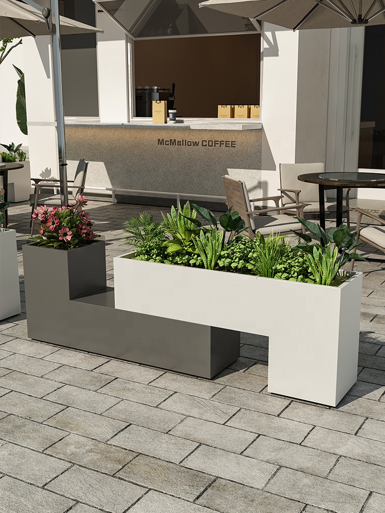 กระถางปลูกต้นไม้เหล็กดัดกลางแจ - Outdoor Furniture Store บทวิจารณ์และราคา